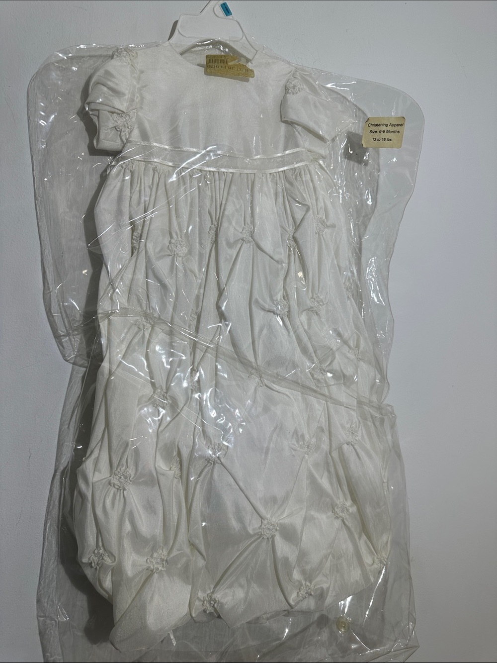 Ivory Girls' Special Occasion Dress with Puff Sleeves
